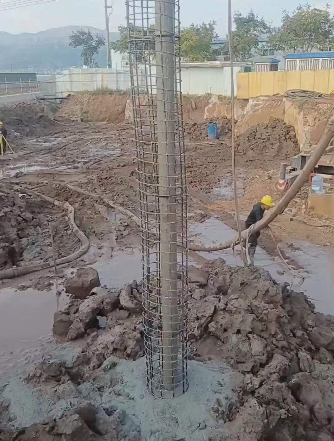 衡水景县长螺旋钻孔压灌桩